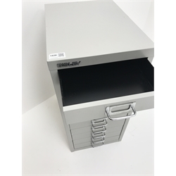 Bisley filing index drawers, W28cm, D38cm, H59cm