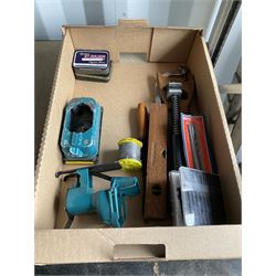 Selection of tools, spanners, saw blades and other tools - THIS LOT IS TO BE COLLECTED BY APPOINTMENT FROM DUGGLEBY STORAGE, GREAT HILL, EASTFIELD, SCARBOROUGH, YO11 3TX