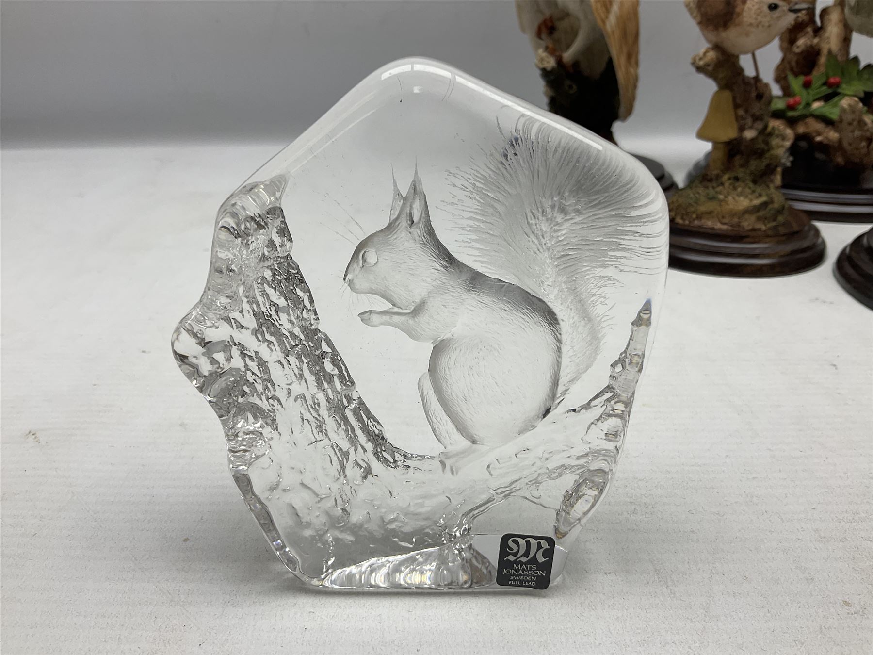 Quantity of Country Artists figures, comprising Woodland Visitors G800, Otter Family CA 552, Barn Owl CA 431, Wren CA 81, Mouse and Acorn CA784, Kingfisher - Broadway CA422, Early Days - Barn Owlets CA 720, together with two Border Fine Arts figures comprising Woodcock by James Harvey, 1985 and First Outing, Many with original boxes (9)