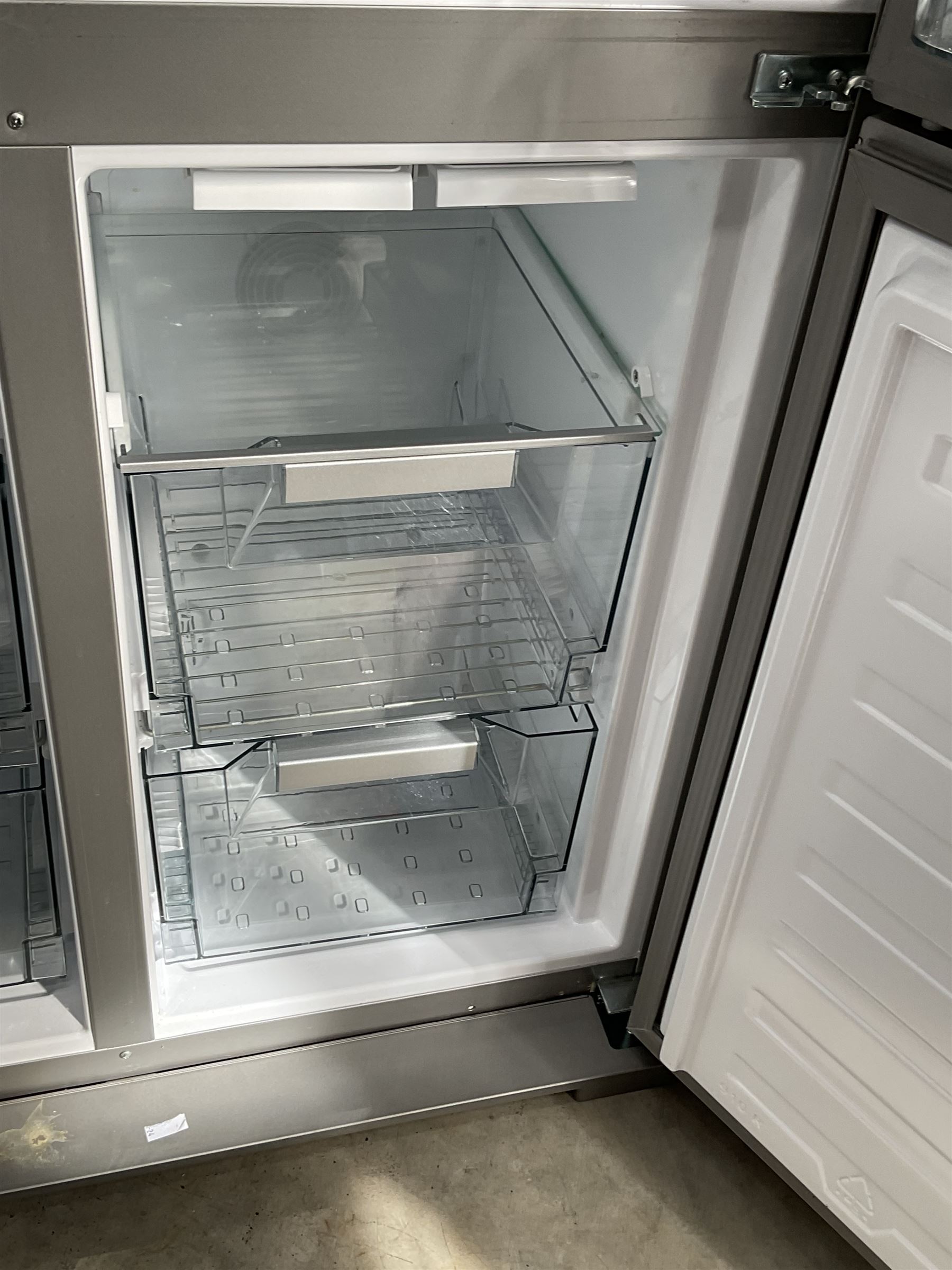 Sharp SJ-F1526E01 side by side fridge freezer, 90cm