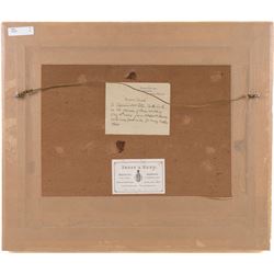 John Spence Ingall (Staithes Group 1850-1936): 'Devon Chalk', watercolour signed, titled verso 22cm x 31.5cm 
Provenance: exh. Frost & Reed, July 1949, label verso