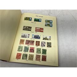 Great British and World stamps, including Queen Victoria and later, Lundy, Iran, Poland, Spain, USA etc, housed in albums and loose, in one box