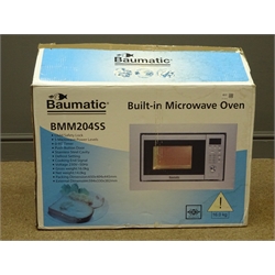 Baumatic BMM204SS built-in microwave, W59cm, H38cm, D33cm  
