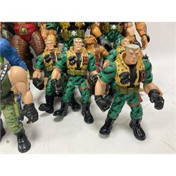 Small Soldiers - Revell 1:18 scale die-cast model of a Pontiac; boxed; and nine various sized loose action figures; together with nine other loose action figures including 'The Terminator' by Kenner (19)