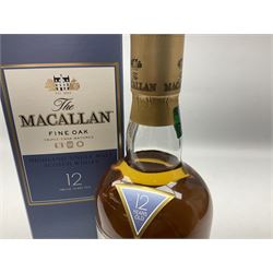 Macallan, 12 year old, fine oak highland single malt Scotch whisky, 700ml, 40% vol, boxed 