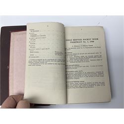 Hawker Lt. Col. P.: Instructions to Young Sportsmen in all that Relates to Guns and Shooting. 1833 7th edition. Re-bound in green cloth; Harting James Edmund: Hints on Shore Shooting.1871; Army Field Service Pocket Book. 1938. Contains numerous bound pamphlets; Ferrar Major M.L.: Officers of The Green Howards. 1920; Blake George: Mountain & Flood - History of the 52nd Lowland Division. 1950; and XV International Brigade. 1975 (6)