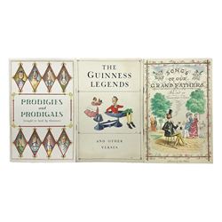 Three Guinness promotional pamphlets comprising Songs of our Grandfather re-set in Guinness time, 1936, Prodigies and Prodigals brought to book by Guinness, 1946 and The Guinness Legends and Other Verses, 1934