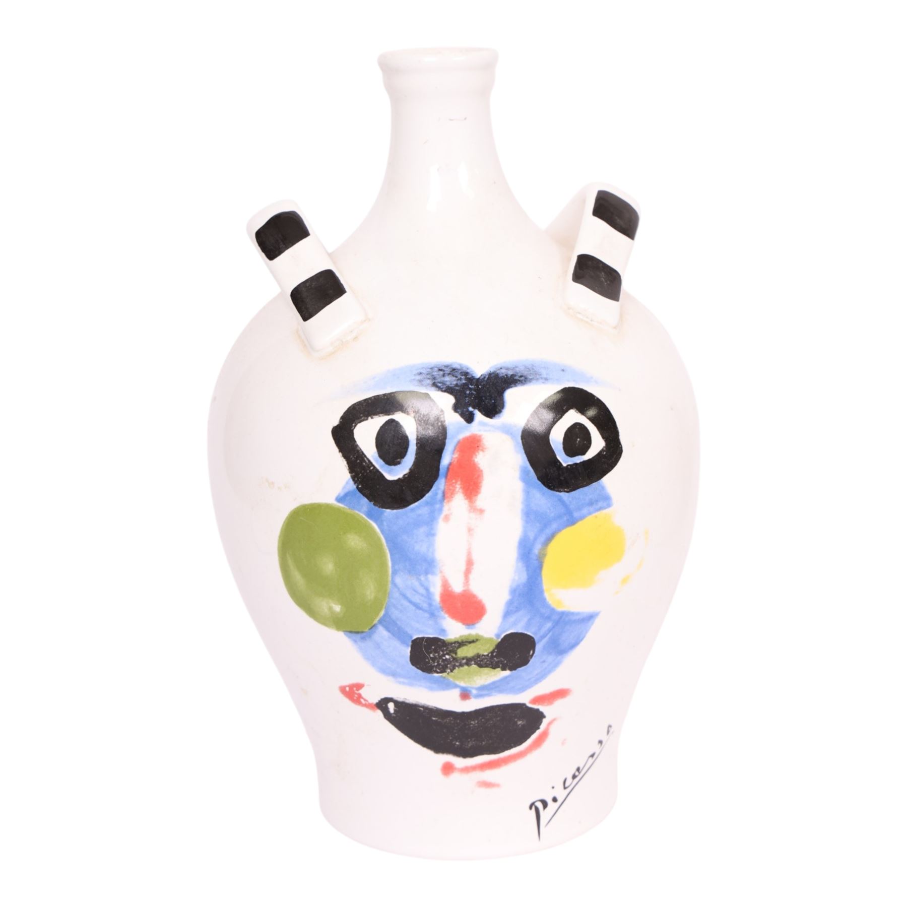 Picasso Masterpiece Editions, two vases and a jug of Living Face, 1963, printed marks beneath and dated 1996, largest H33cm