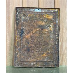 Robson crude oil engines painted tin advertising sign, early 20th century, 46cm x 62cm.  - COLLECTION BY APPOINTMENT FROM: The White House, Thirsk Road, Easingwold, York, YO61 3NF - CALL 01723 507111 TO ARRANGE