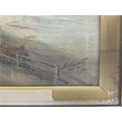 Frederick William Booty (British 1840-1924): Henrietta Street and Tate Hill Sands Whitby, watercolour signed and dated 1910, 49cm x 78cm 
Provenance: private collection, purchased David Duggleby Ltd 7th December 2018 Lot 229