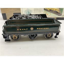 Oakville Kits '0' gauge - constructed and painted Great Western Star Class 4-6-0 locomotive 'Knight of the Golden Fleece' No.4016 and tender; in original kit box with paperwork