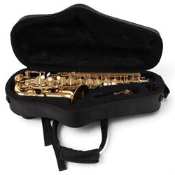 Trevor James Classic II 'The Horn' saxophone, in fitted carry case with folding metal stand, serial no. D13563