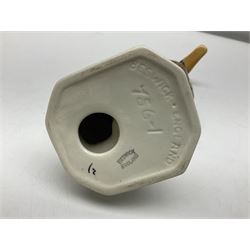 Beswick Champion of Champions Hereford bull figure no 1360, Beswick Norman Thelwell An Angel on Horseback no 2704A, and three other Beswick figures to include Arab Bay horse, Mallard and Comical Duck Family, all with printed or impressed marks beneath, largest H17.5cm