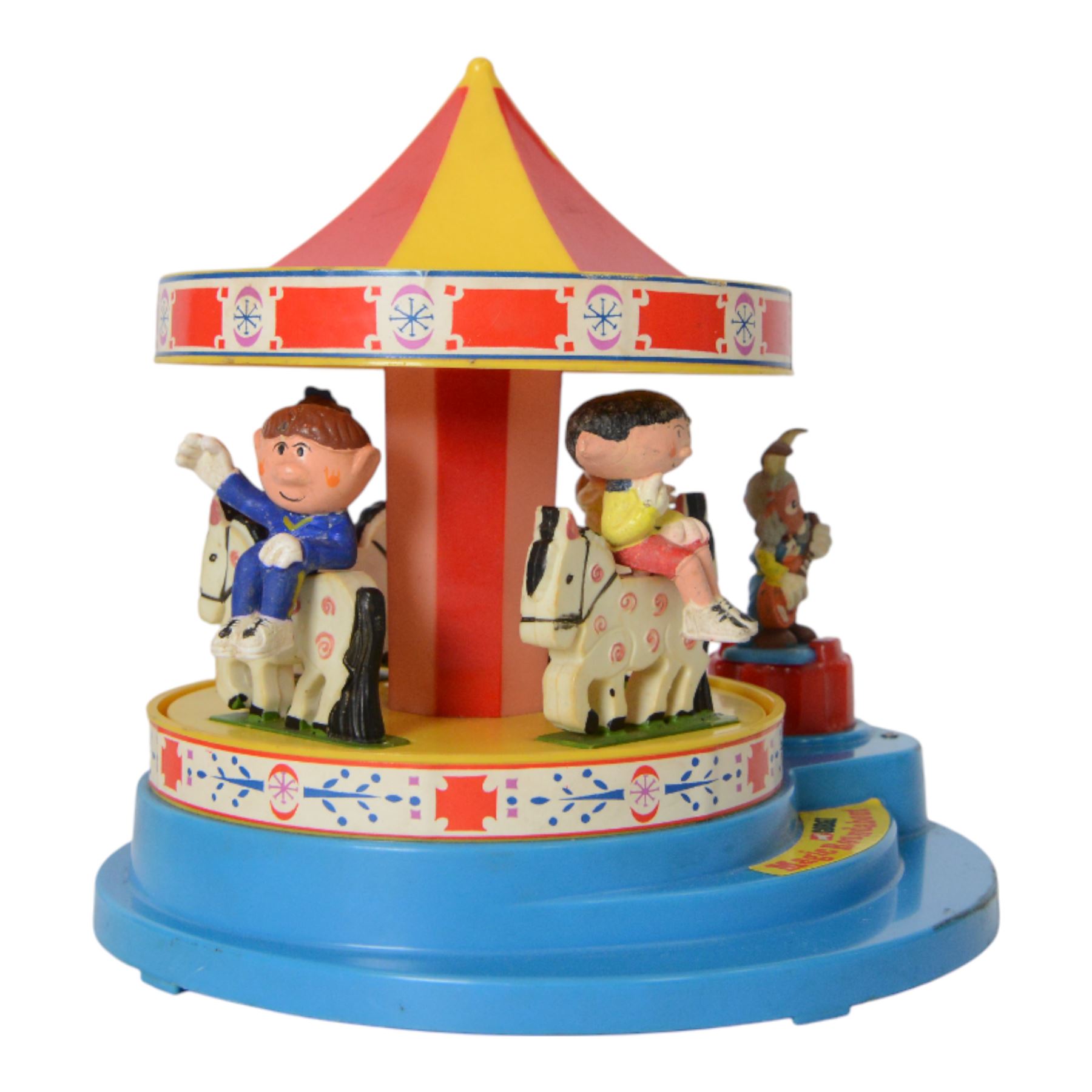 1970s Corgi Magic Roundabout musical carousel no. 852,  modelled with five figures, boxed