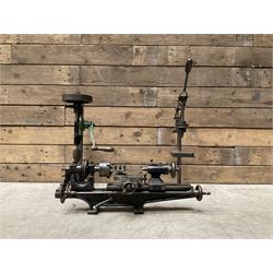 Eclipse mini precision lathe together with pillar drills and magnetic base