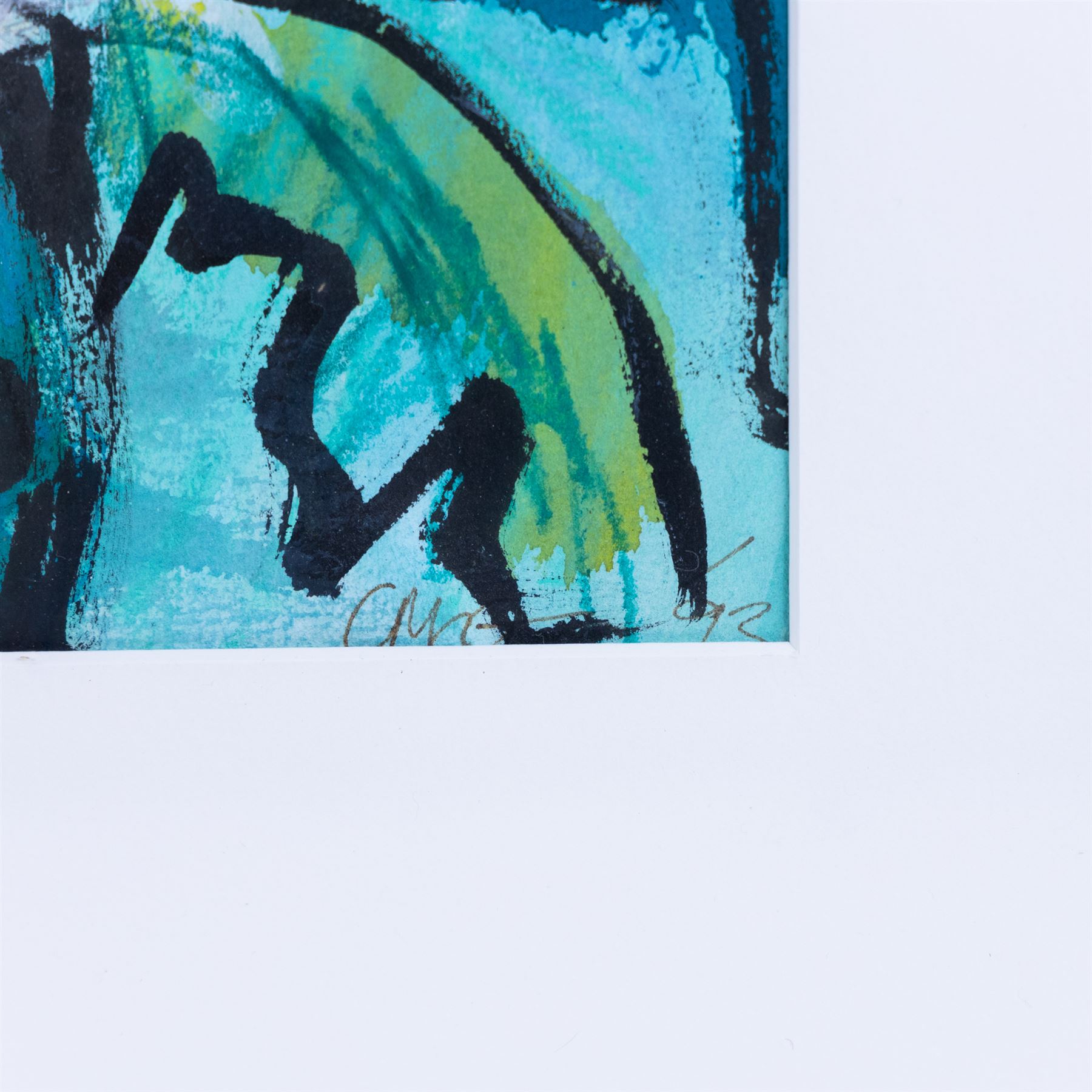 Clodagh McGuinness (Irish Contemporary): Still Life of Flowers, three large mixed media works variously signed, two 70cm x 52cm, smaller example 54cm x 40cm (3)