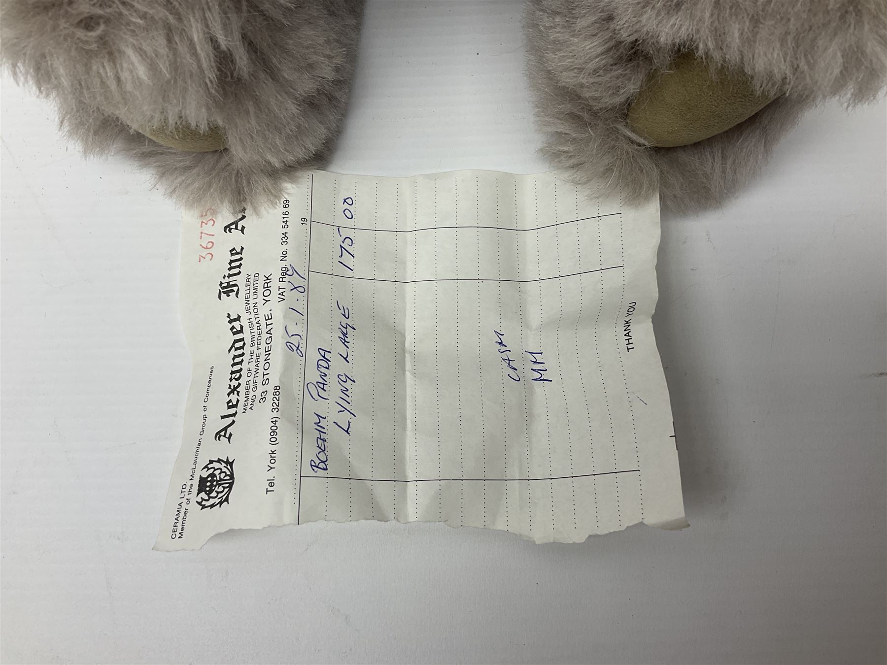 The Cotswold Bear Company - three limited edition teddy bears comprising ‘Lucas’ no. 1/1 H37cm and ‘Stonehenge’ no. 2/15 H39cm, both from the Back to the Wild Cub collection; and ‘Monsoon’ no. 3/10 H34cm from the Safari collection; all with original labels and purchase receipts (3) 