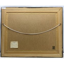 Ernest Dade (Staithes Group 1868-1935): 'Yawls at Sea', watercolour signed, titled on exhibition label verso 38cm x 54cm 
Provenance: exh. 'Maritime England Exhibition', Crescent Art Gallery, Scarborough, June 1982, no. 48, label verso