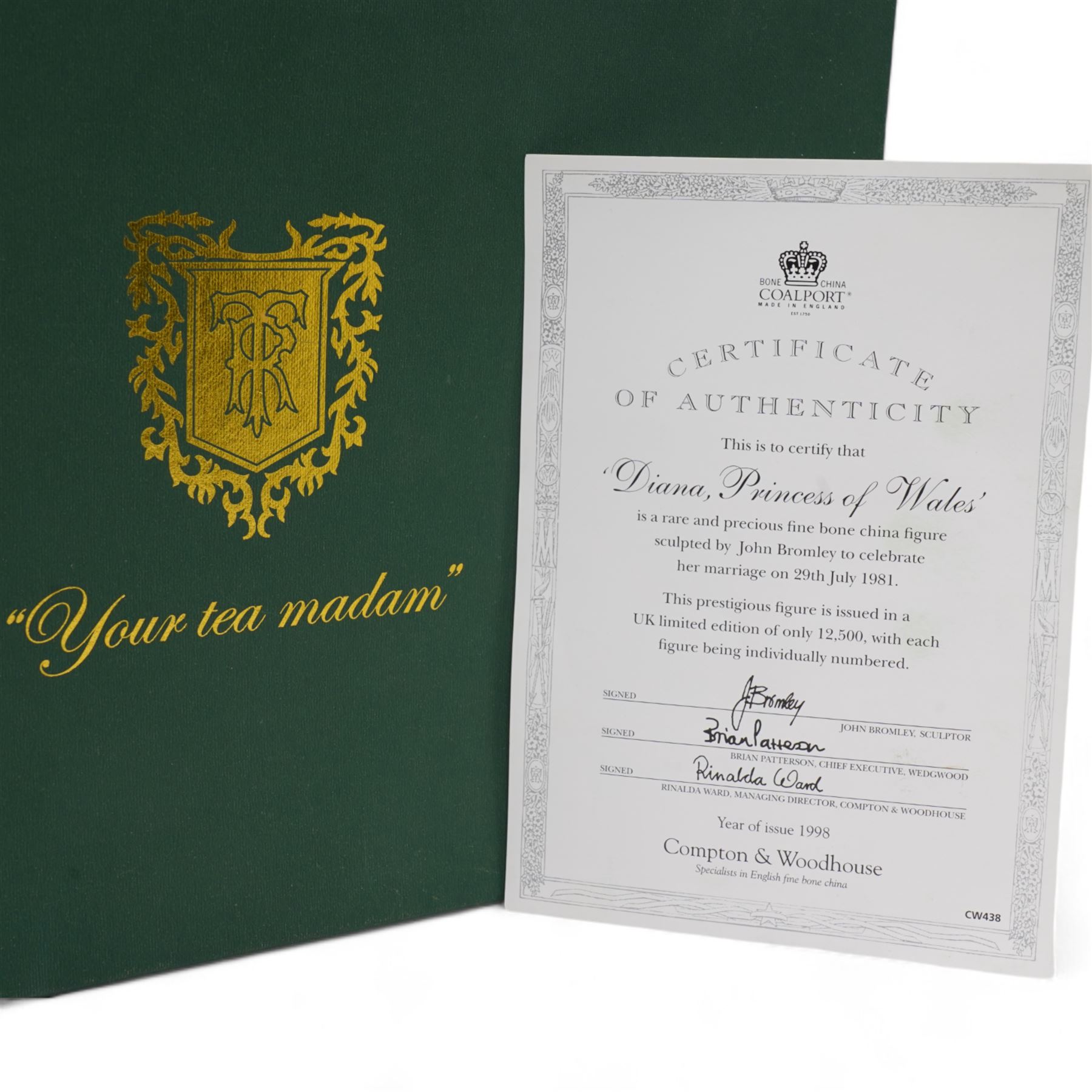 Four Coalport figures comprising Diana Princess of Wales ltd.ed no. 12194/12500, boxed, two Age of Elegance; First Waltz and Regents Park and Beau Monde Juliette, together with two Limited Edition Royal Worcester figures comprising Sweet Rose, no.3694/9500, and Sweet Violet, no. 3694/9500 and others figures (10)