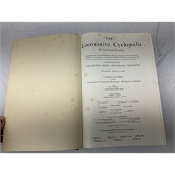 Locomotive Cyclopedia of American Practice (13th edition - 1947), compiled and edited for the American Railway Association, published and printed in the USA by Simmonds - Boardman Publishing Corporation, New York; three books on Traction Engines by G.F.A. Gilbert, two signed by the author; 'Mountain Moor and Loch' Illustrated by Pen & Pencil on the Route of the West Highland Railway; and a book on Doble Steam Cars (6)