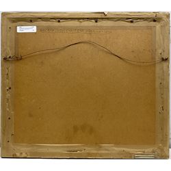 Jack Cox (British 1914-2007): 'Wells Next the Sea Norfolk', oil on board signed, titled and dated 1976 verso 18cm x 31cm