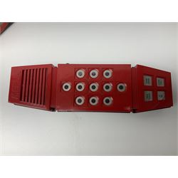 Three late 70s/early 80s handheld electronic games; Bandai Electronics Arcade ‘Gunfighter’ (1980), Grandstand ‘Invader From Space’ (1980), Palitoy ‘Merlin The Electronic Game Machine’ (1979) with game sheet and instruction booklet, all with original boxes (3) 