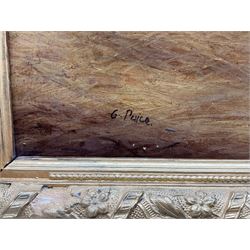 George Paice (British 1854–1925): Portrait of a Hunter in Stable Setting, oil on board signed 39cm x 49cm