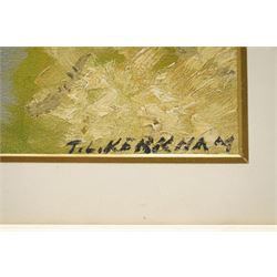 Thomas Leslie Kerkham (Yorkshire 1918-1986): The Rolling Hills of the Dales, two oils on canvas signed max 50cm x 75cm (2)