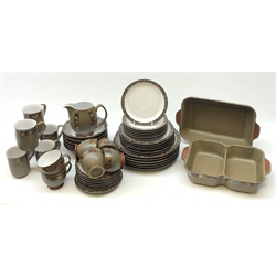 A Denby Marrakesh pattern dinner service