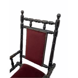 Late 19th century child's American rocking chair