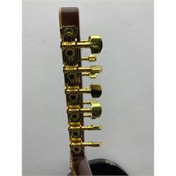 Vintage Daion twelve-string acoustic guitar L107.5cm; in hard carrying case