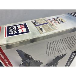 Airfix 100 Years of Naval Aviation Collection construction kit; and 21st Century Toys Messerschmitt BF-109G-14 construction kit; both boxed (2)