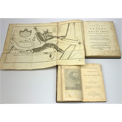 Charlton Lionel: The History of Whitby and of Whitby Abbey. 1779 York. Folding plan; and Prickett Rev. Marmaduke: An Historical and Architectural Description of the Priory Church of Bridlington. 1831 (2)