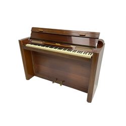 Evestaff Minipiano - mid-20th century mahogany framed upright piano