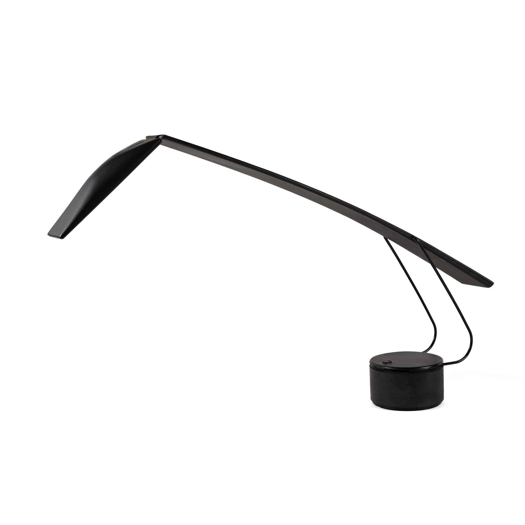 Mario Barbaglia and Marco Colombo for Italiana Luce, Italy - 'Dove' adjustable desk lamp in black finish