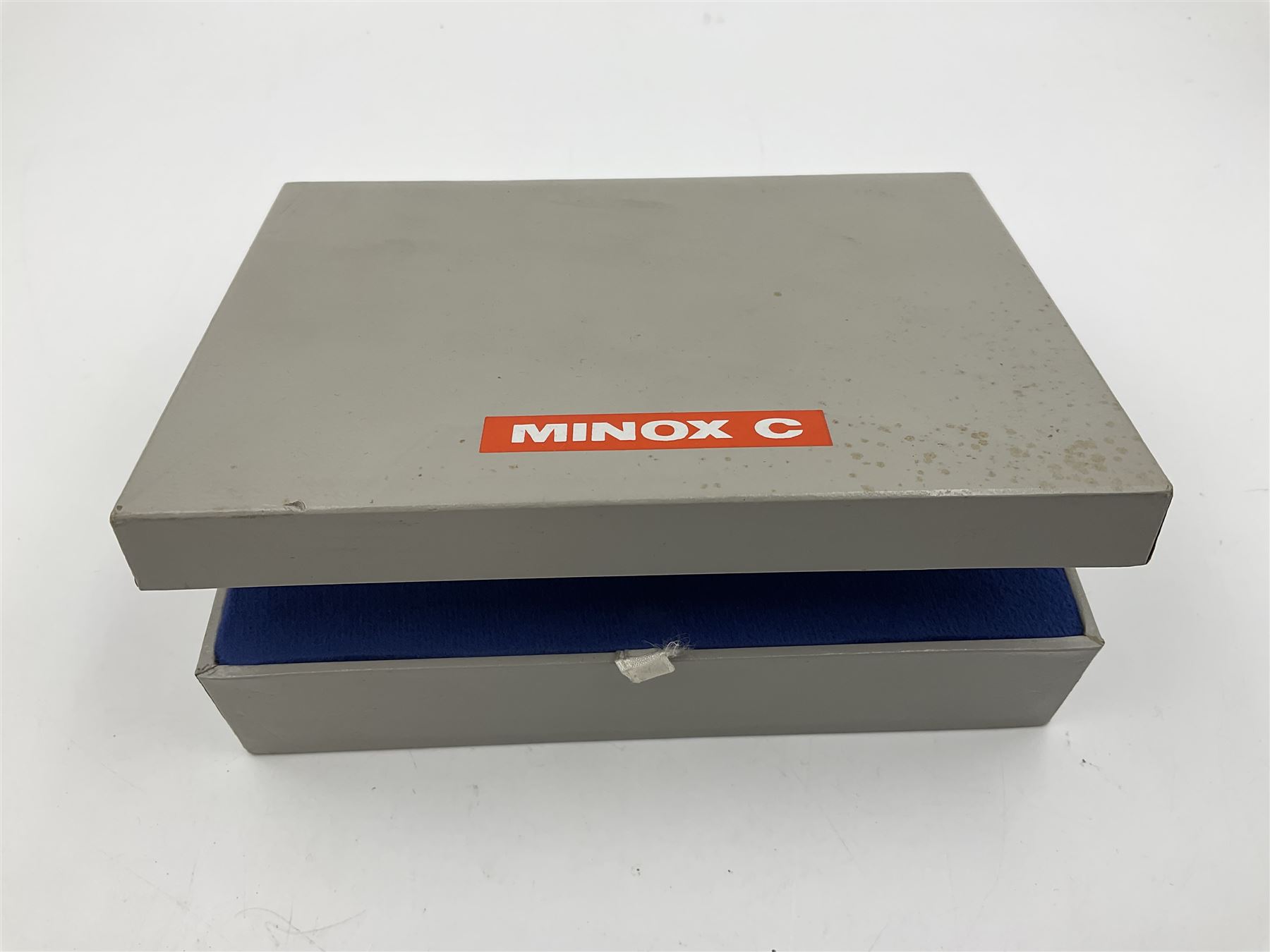 Minox C camera with 'Minox 1:3.5 f=15mm' lens, in fitted leather case with original box 