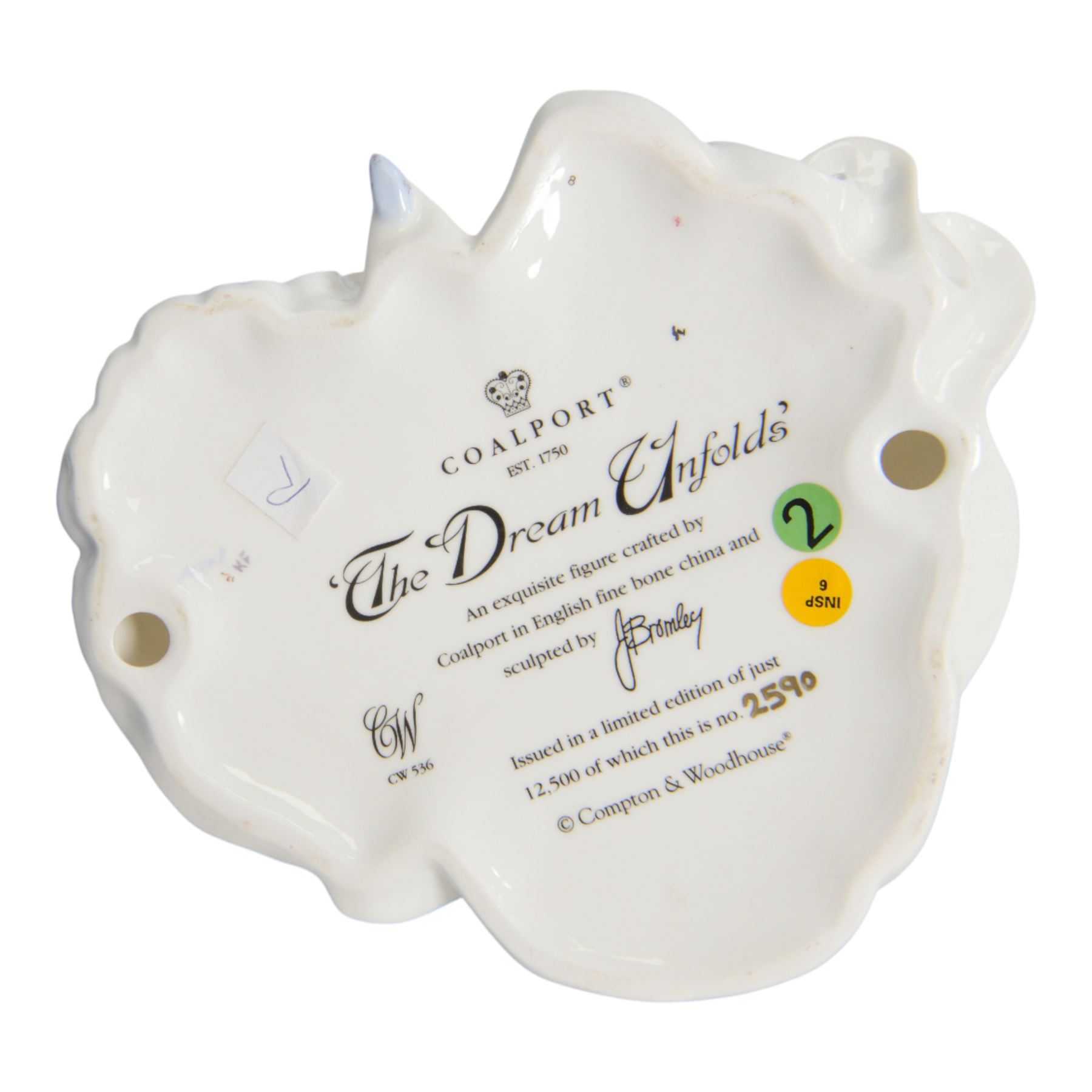 Two Coalport figures, The Dream Unfolds and The Jubilee Ball