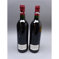  Chateau Lafite Rothschild 1993 Pauillac, 75cl 12.5%vol, selected and shipped by The Wine Society, 2btls  