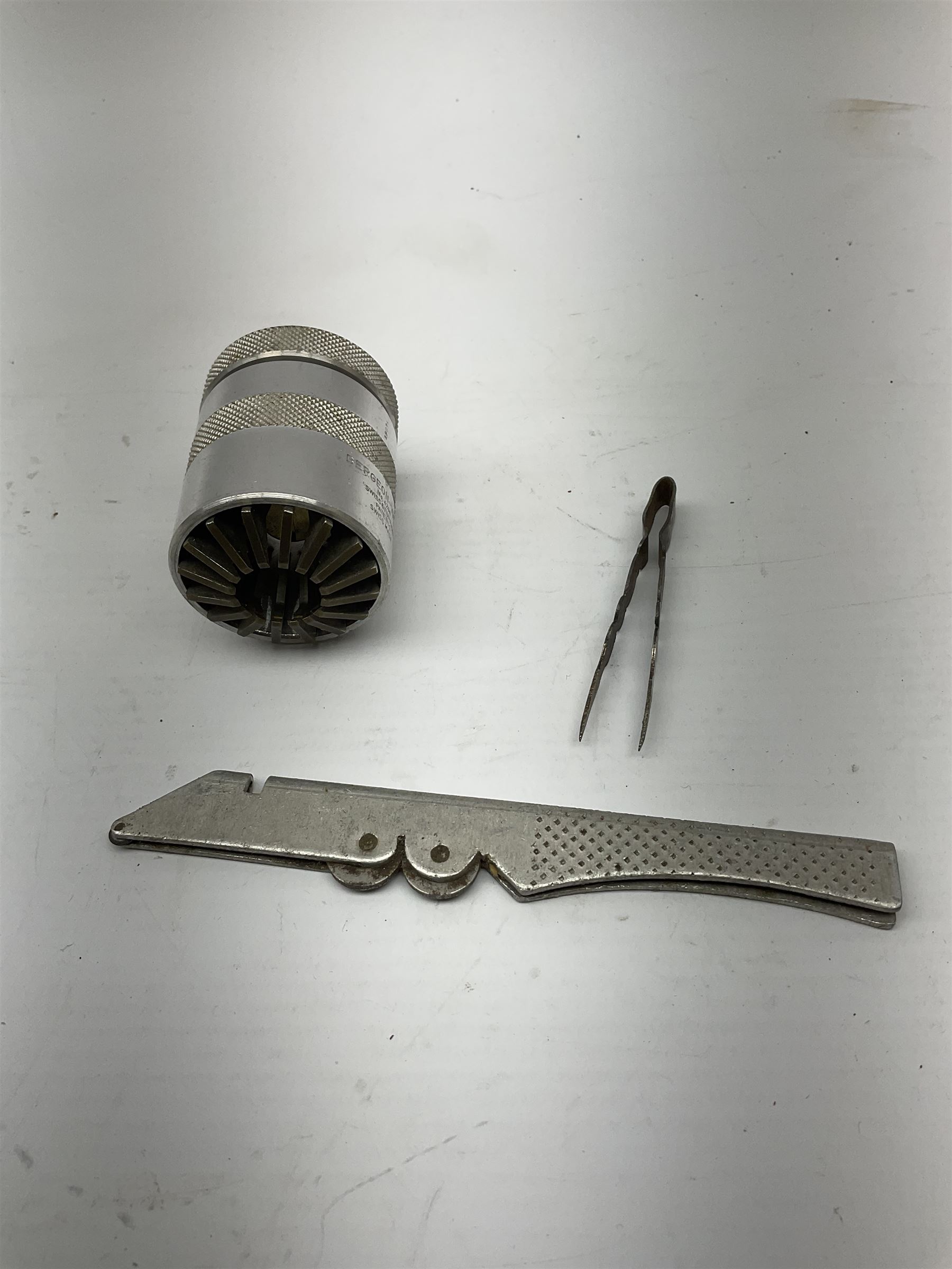 An F Lorch watchmakers lathe, together with other watchmakers accessories. 