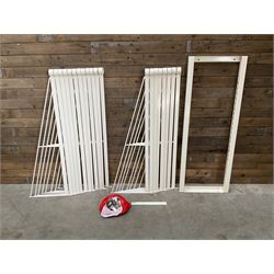 Commercial wall hanging rug display rack