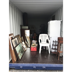  Container Auction. Entire container contents as per photographs, to include: Georgian corner cupboard, washing machine, lawn mower mirror, pictures, and much more. Location: Scarborough Business Park YO11 3TX Viewing: Strictly by appointment call 01723 507111. Please note: all contents must be removed by Friday 7th August, items not collected by this time will be disposed of or resold on behalf of David Duggleby Ltd. This does not include the container.   