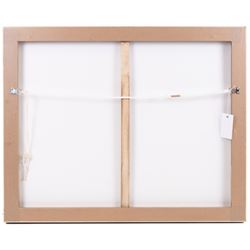 Continental School (Contemporary): Rhinos Elephants and a Zebra, set of three portraits unsigned, max 60cm x 76cm (two unframed)