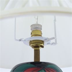 Moorcroft Tribute To Charles Rennie Mackintosh lamp , H42cm