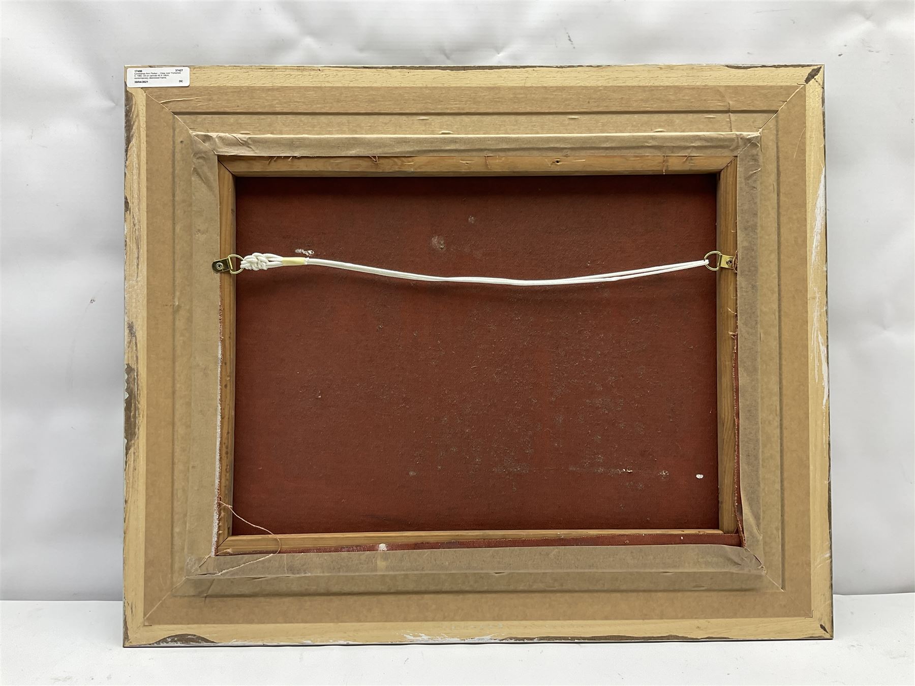 Constance Anne Parker (British 1921-2016): View over Yorkshire Mill Town, oil on canvas unsigned c.1960,  38cm x 49cm 