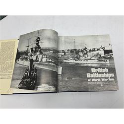 Raven & Roberts: two volumes - British Battleships of WW2. 1981 Third impression; and British Cruisers of WW2. 1980; both with dustjacket (2)
