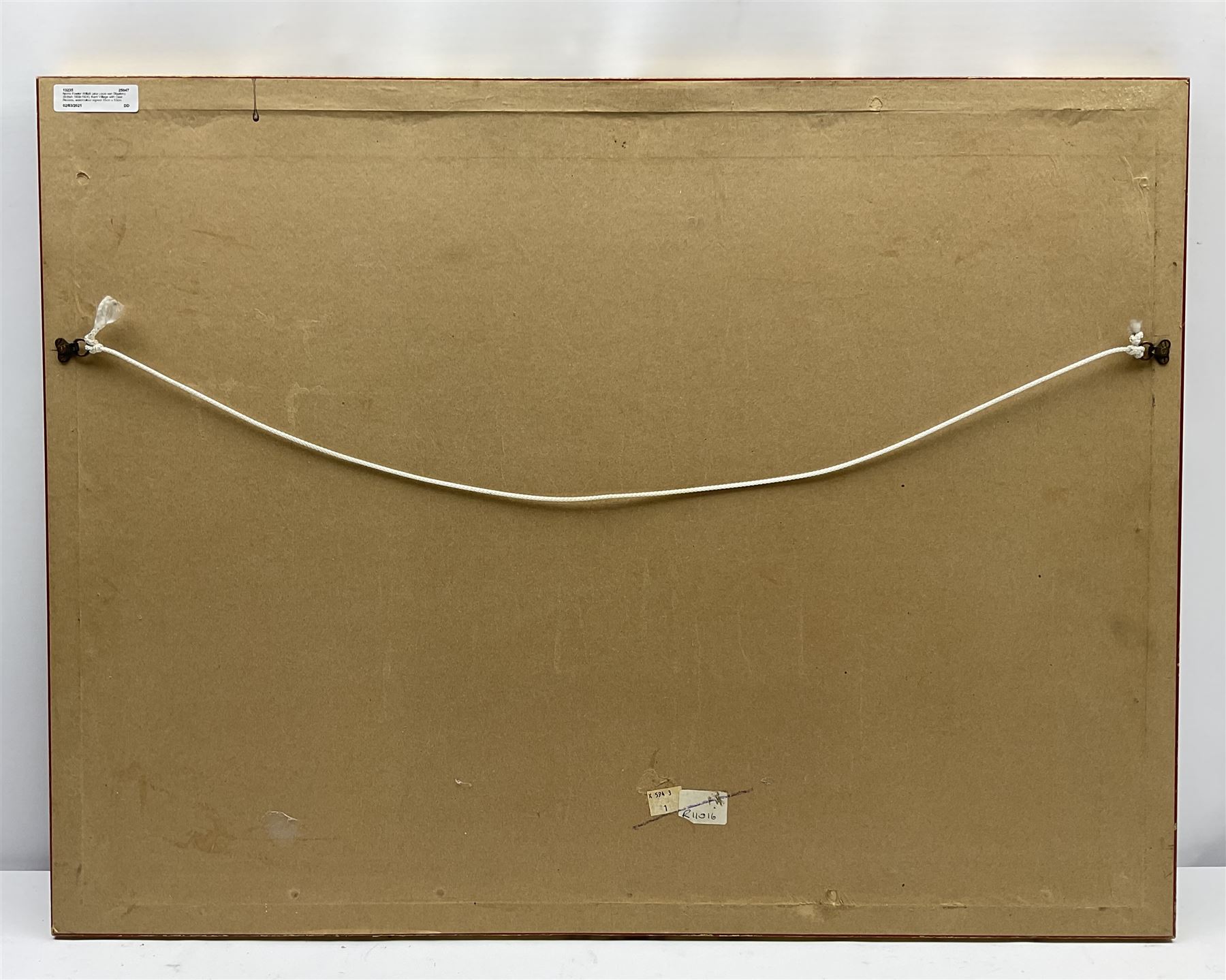 Norris Fowler Willatt (aka Louis van Staaten) (British 1859-1924): Kent Village with Oast Houses, watercolour signed 35cm x 53cm