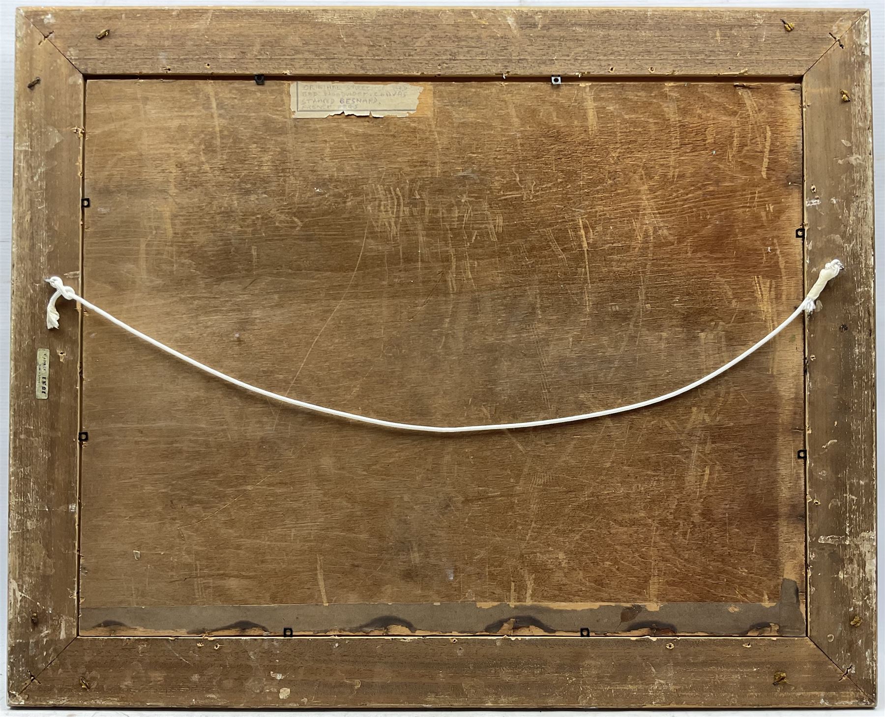 Circle of Henry Moret (French 1856-1913): Sunlit Rocky Coastline, oil on canvas laid on to panel indistinctly signed l.l. 49cm x 64cm