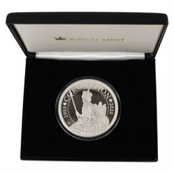 King Charles III Tristan da Cunha 2023 '70th Anniversary of the Queen's Coronation' five o...