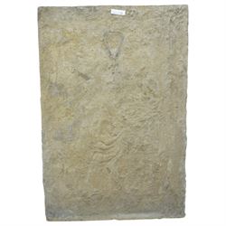The Three Graces, cast plaster panel, H88cm, W58cm