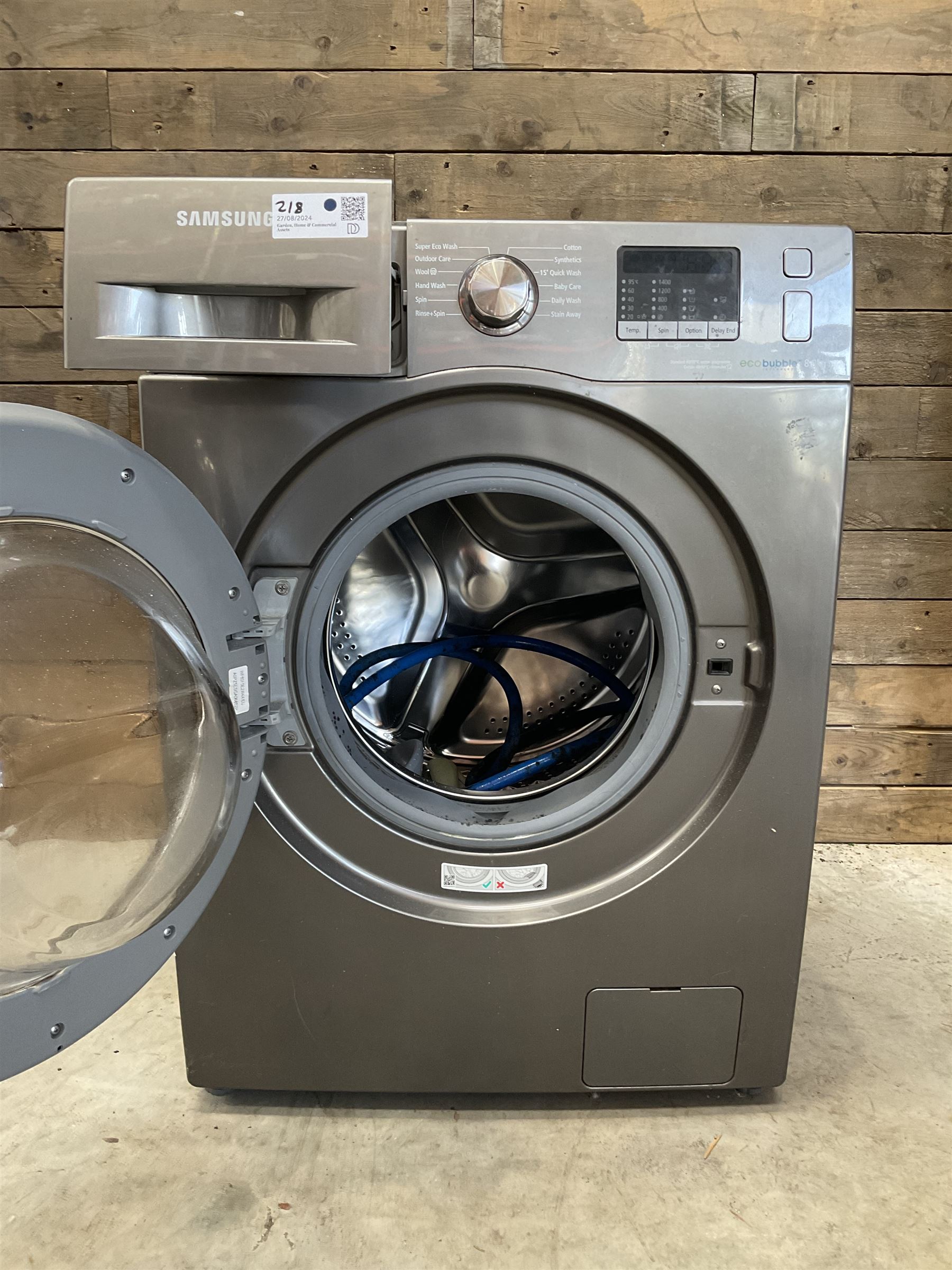 Samsung Ecobubble WF80F5E2W4X 8kg washing machine